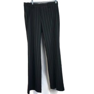 Zara Woman Pants black gold pin striped Size 10